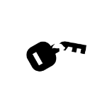 car locksmith black icon